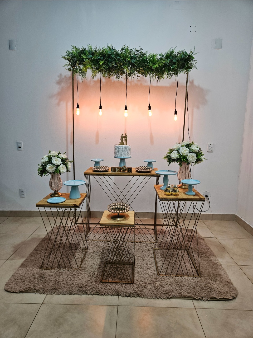 Kit Casamento/Noivado Azul Candy E Pedraria - DecorFest
