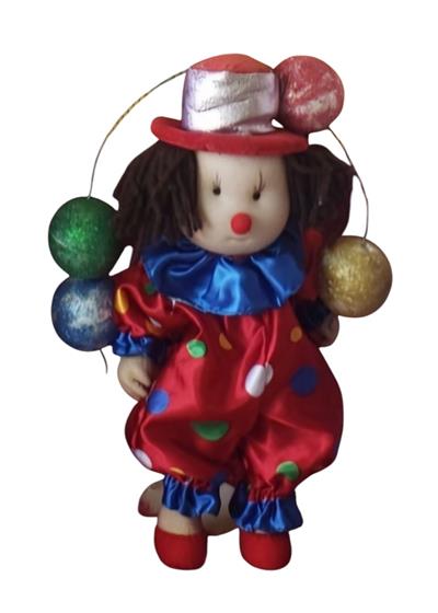 Boneco Palhaço Malabalista - Circo - DecorFest