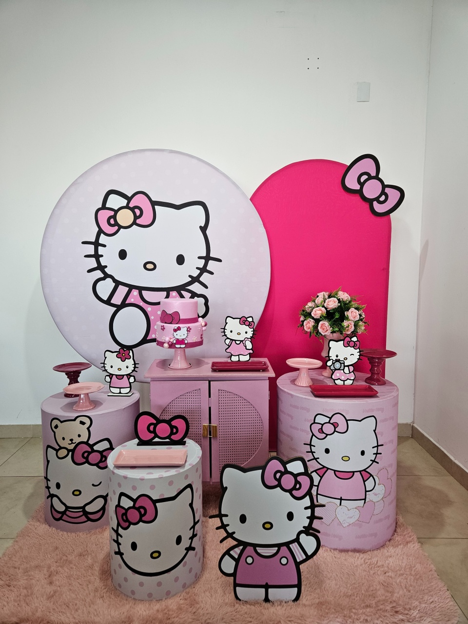 Kit Festa Facil G - Hello Kitty - DecorFest