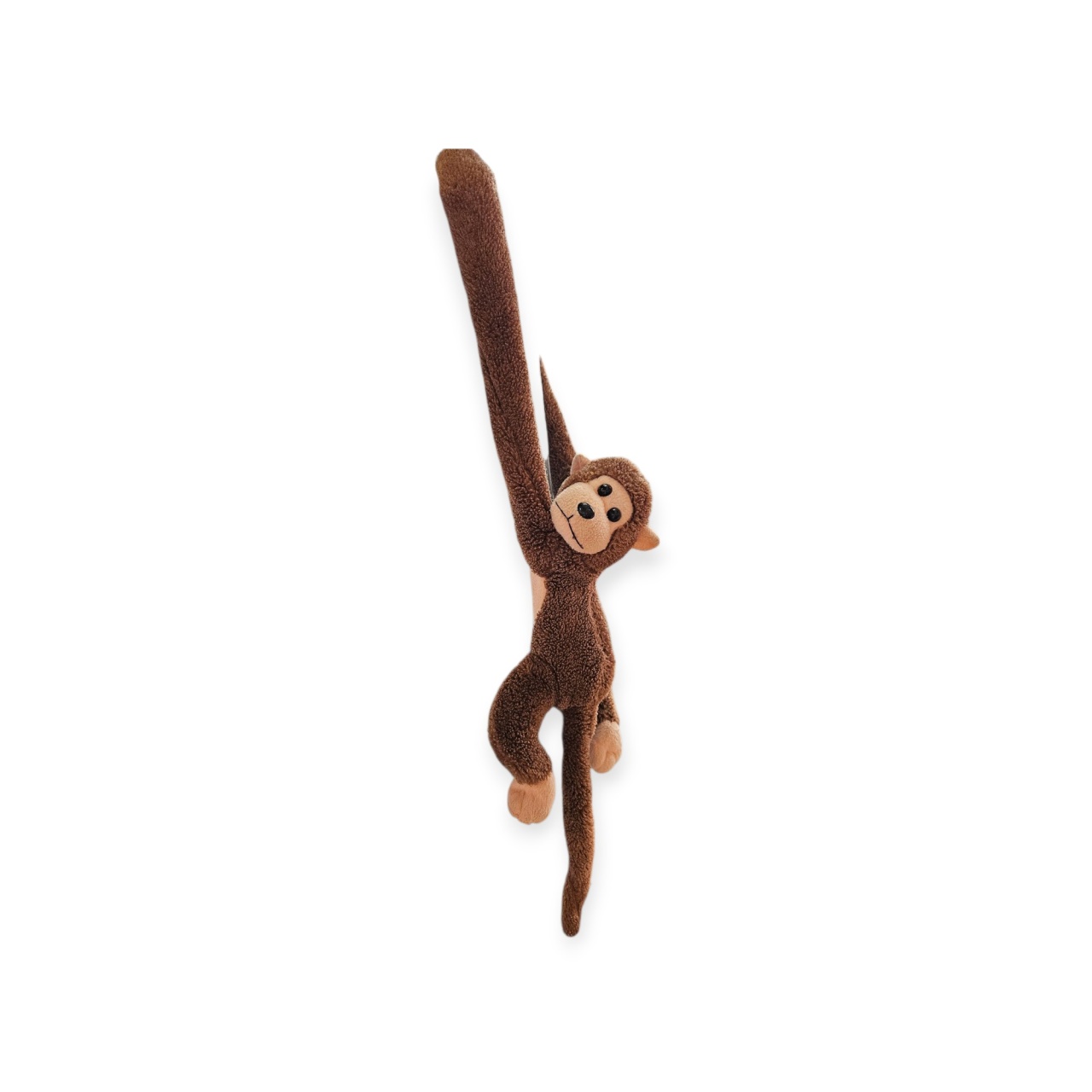 Boneco Macaco Pendurar Pelucia Marrom - Safari - DecorFest