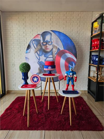 Kit Festa Facil - Capitão America - DecorFest