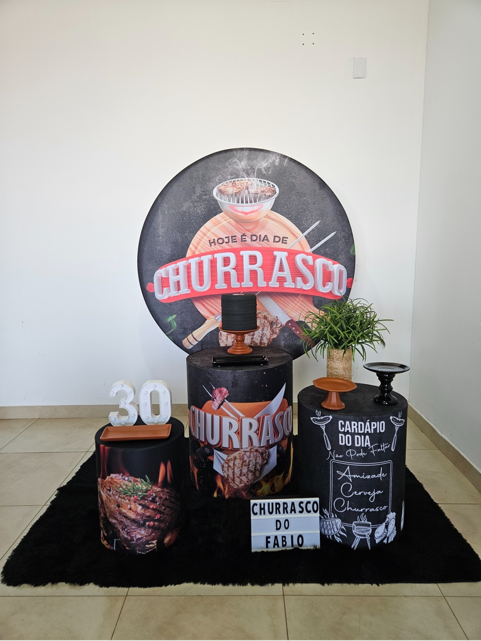 Kit Festa Facil P - Churrasco - DecorFest