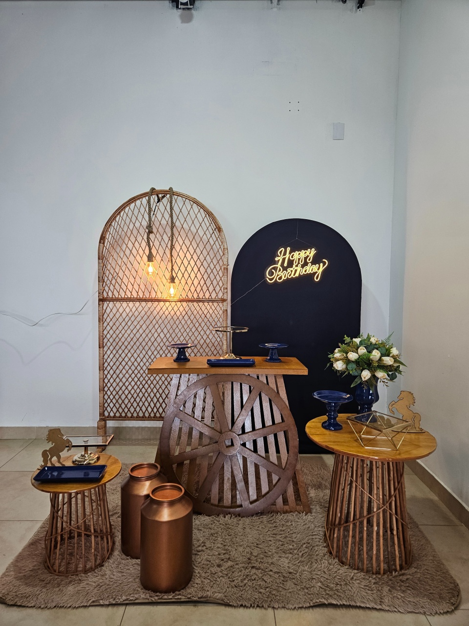 Kit Adulto - Country Azul Marinho - DecorFest
