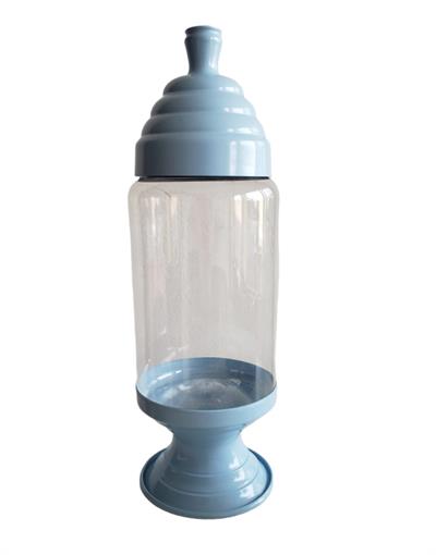 Baleiro Azul Candy G Aluminio - DecorFest
