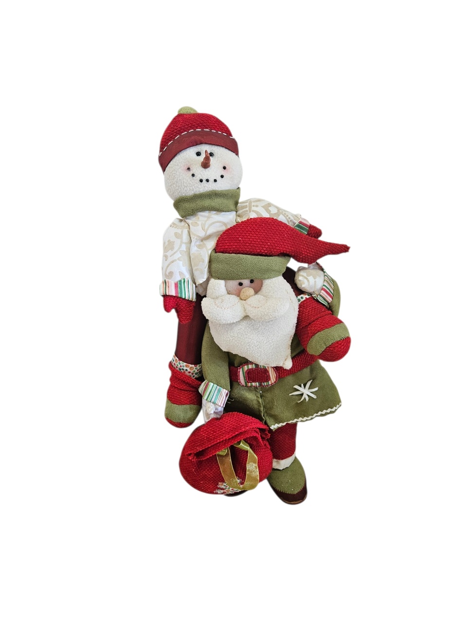 Papai Noel E Boneco de Neve - DecorFest