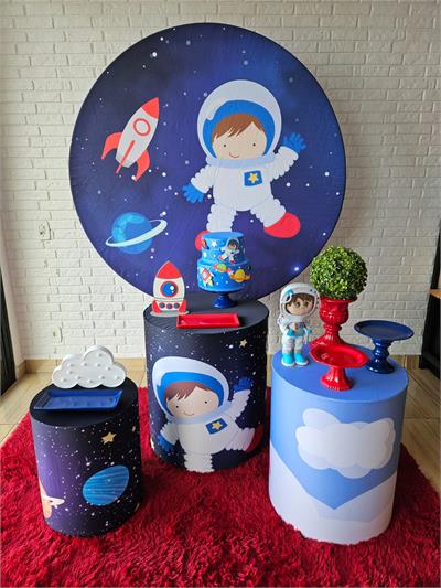 Kit Festa Facil P - Astronauta - DecorFest