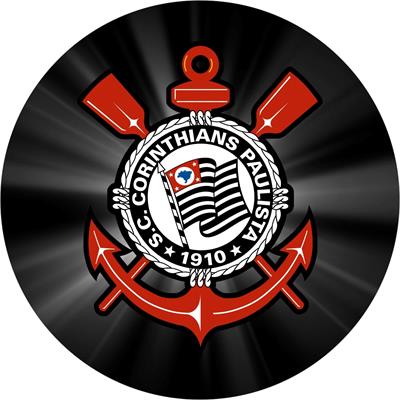 Painel Redondo Corinthians - DecorFest