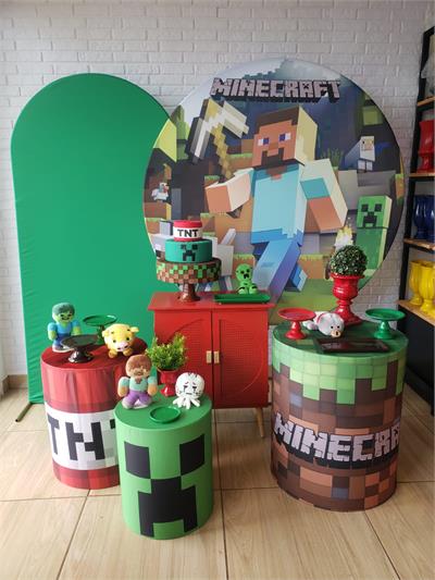 Kit Festa Facil G - Minecraft - DecorFest