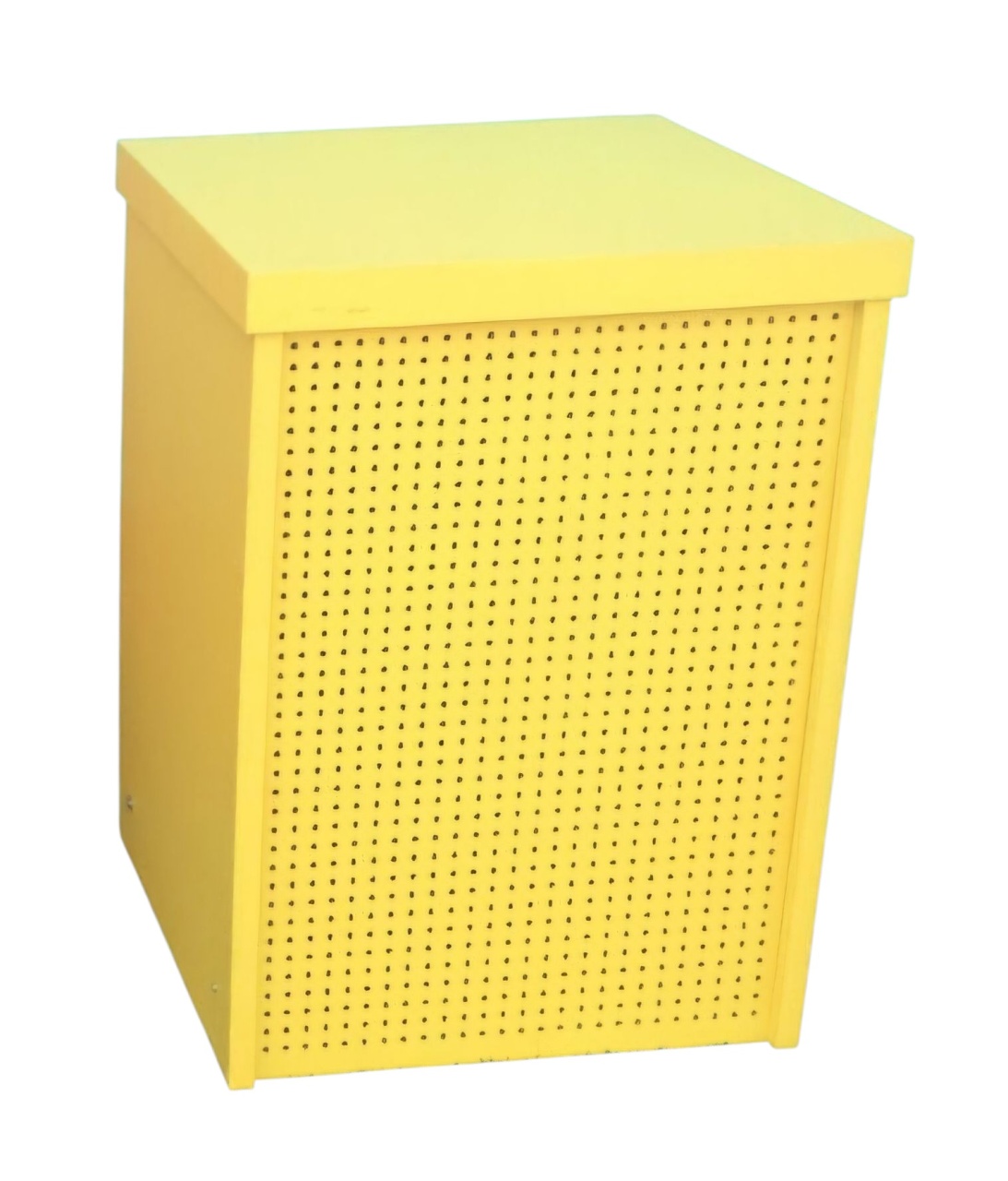 Mesa Cubo Desmontável Mdf Pegboard M - Amarelo - DecorFest