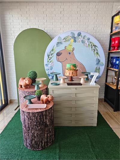 Kit Festa Facil G - Capivara Menino - DecorFest