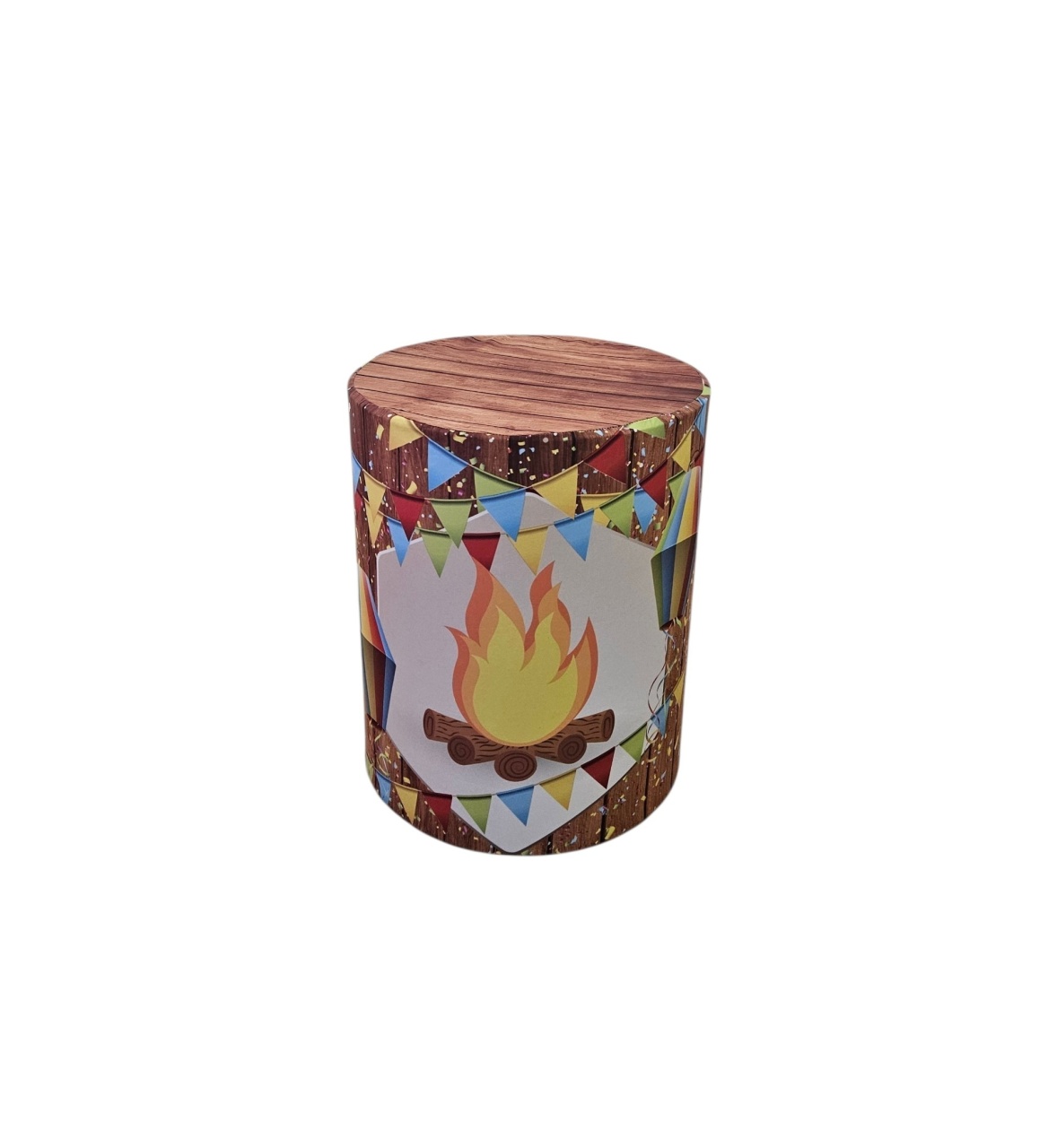 Capa de Mesa Cilindro P - Festa Junina - DecorFest