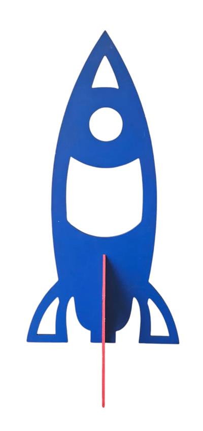 Display/ Totem de Chão Mdf - Astronauta - Foguete - DecorFest