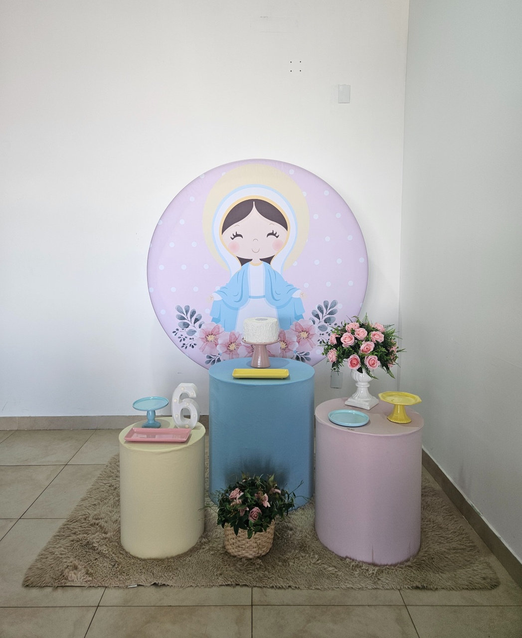 Kit Festa Fácil P - Nossa Senhora das Graças  - DecorFest
