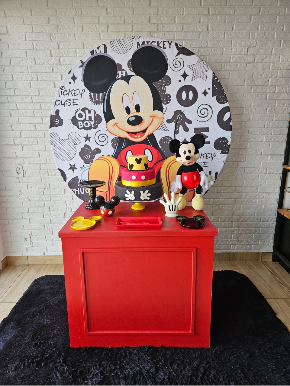 Kit Festa Facil P - Mickey 1 - DecorFest