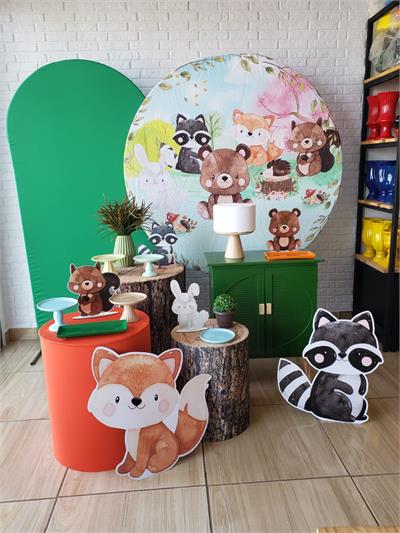 Kit Festa Festa G - Bosque Menino - DecorFest
