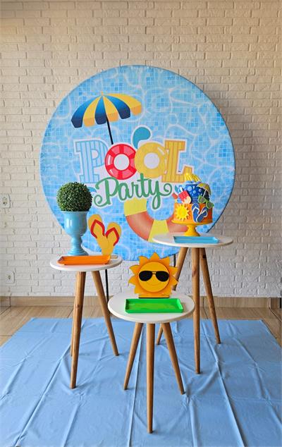 Kit Festa Facil - Pool Party Menino - DecorFest