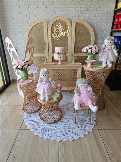 Kit Chá de Bebê - Bonecas - DecorFest