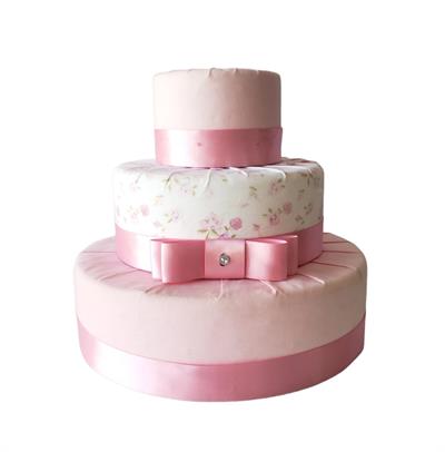 Bolo Rosa Floral - DecorFest