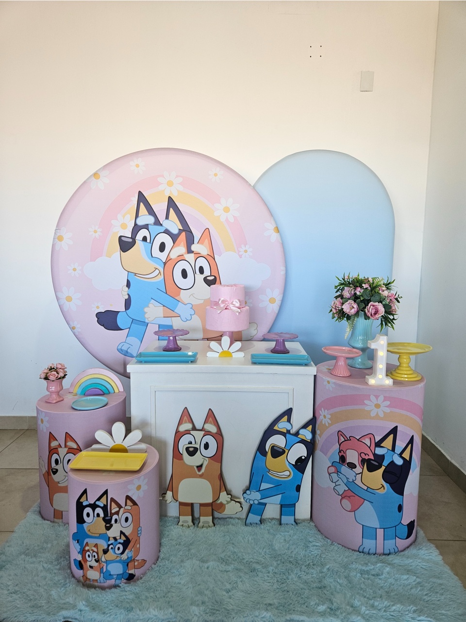 Kit Festa Facil G - Bluey E Bingo  - DecorFest