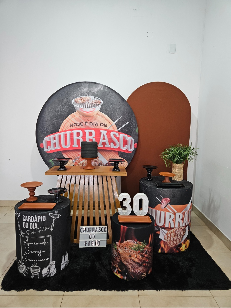 Kit Festa Facil G - Churrasco - DecorFest