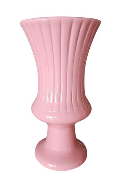 Vaso Taça Real Rosa - Louça - DecorFest