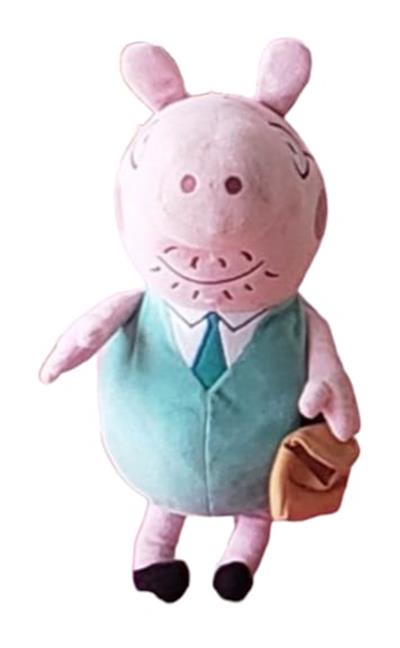 Papai Pig Pelucia - Peppa Pig - DecorFest