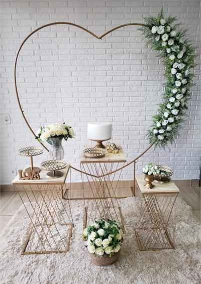 Kit Casamento/Noivado Coração - DecorFest