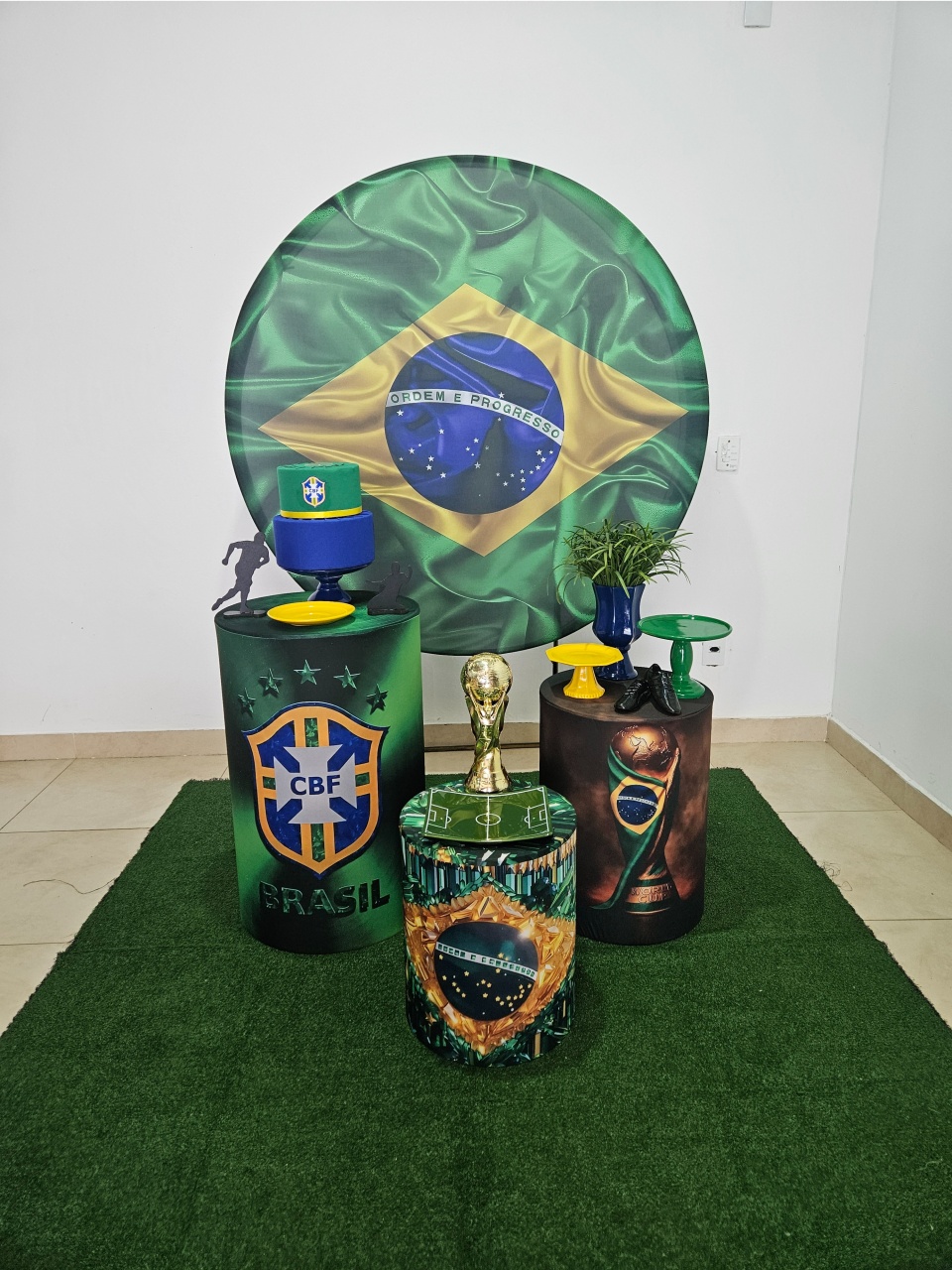 Kit Festa Facil P - Brasil - DecorFest