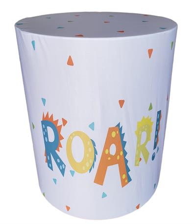 Capa de Mesa Cilindro M - Dino Baby - DecorFest