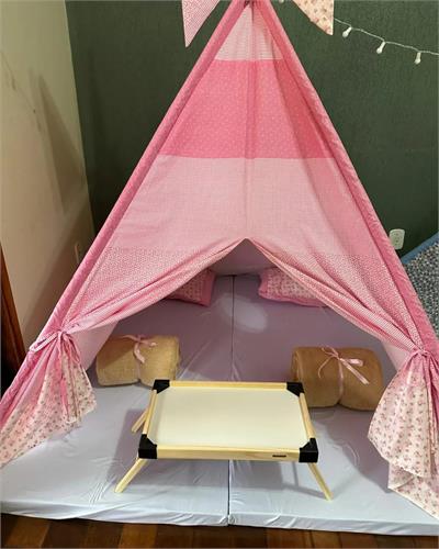 Cabana Rosa - Festa Do Pijama - DecorFest