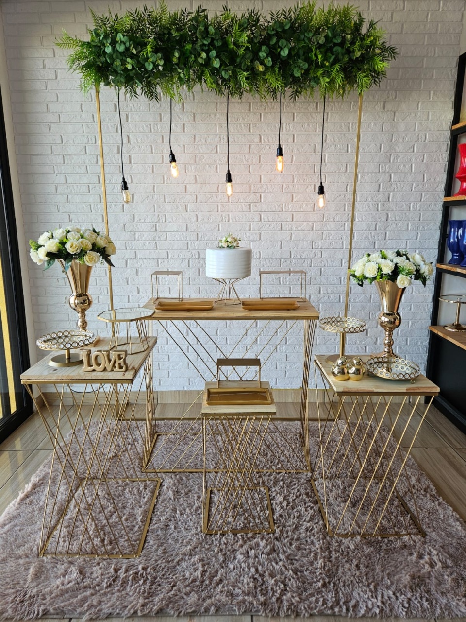 Kit Casamento/Noivado Dourado   - DecorFest