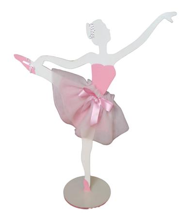 Display/ Totem de Mesa Bailarina Mdf - DecorFest