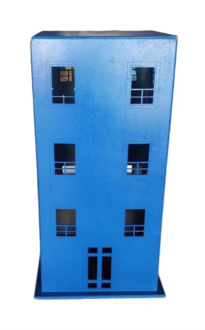Prédio Mdf Azul - Super Herois - DecorFest