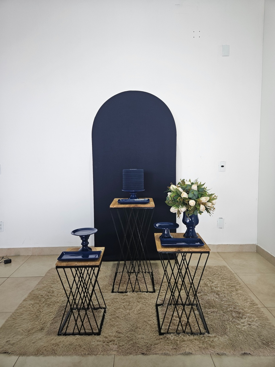 Kit Festa Facil P - Adulto - Azul Marinho  - DecorFest
