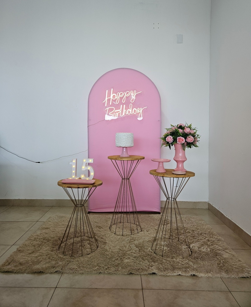 Kit Festa Fácil P - Adulto - Rosa - DecorFest