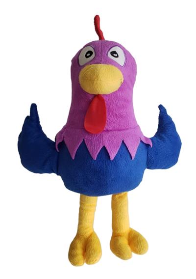 Galinha Pintadinha - Galo Carijo Pelucia - DecorFest