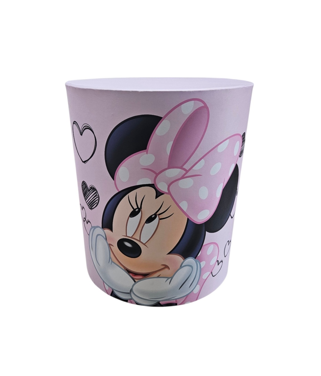 Capa Mesa Cilindro G - Minnie Rosa - DecorFest