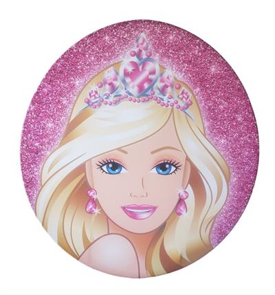 Painel Redondo Barbie - DecorFest