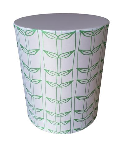 Capa de Mesa Cilindro P - Folhagem - DecorFest