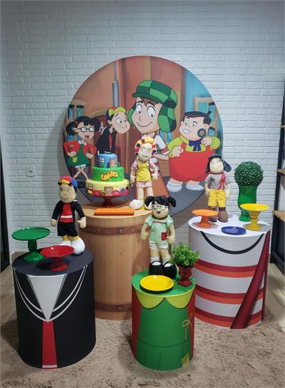 Kit Festa Facil M - Turma Do Chaves - DecorFest