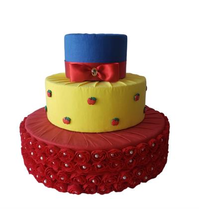 Bolo Branca de Neve - DecorFest