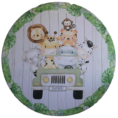Painel Redondo Safari - DecorFest
