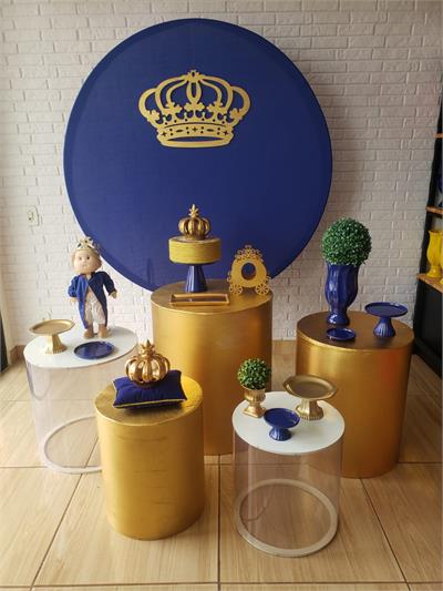 Kit Festa Facil M - Realeza Menino - DecorFest