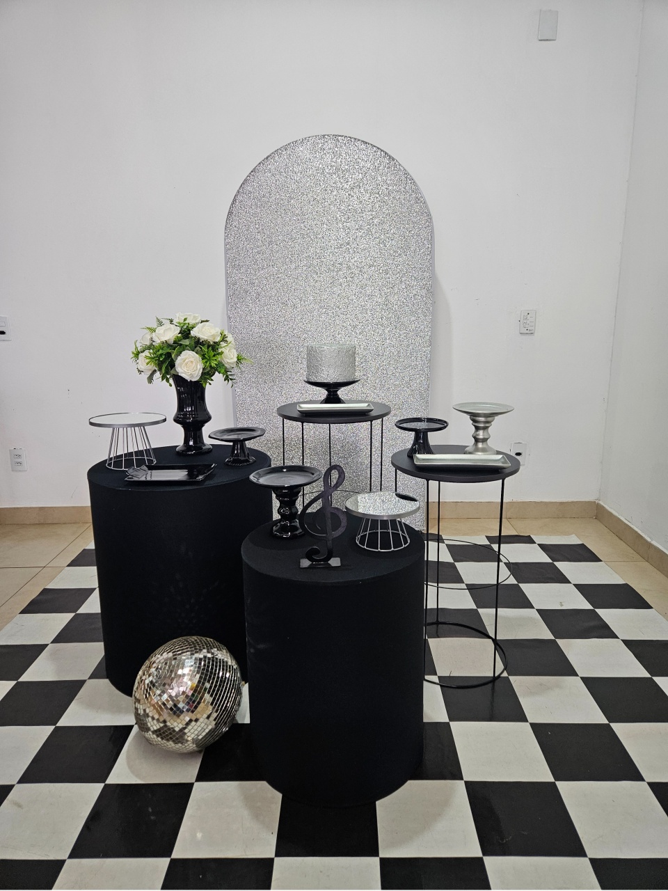 Kit - Prata Com Preto - DecorFest