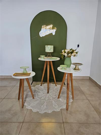 Kit Festa Facil Adulto - Verde Oliva E Dourado - DecorFest