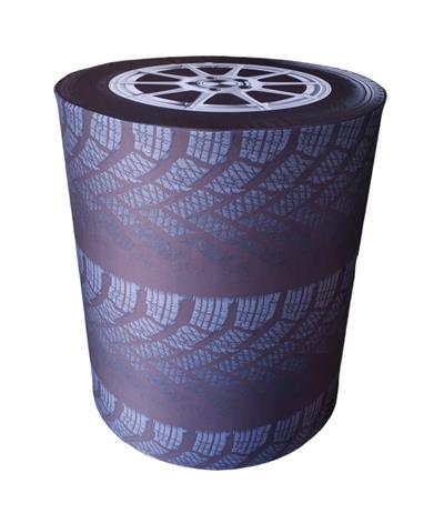 Capa de Mesa Cilindro G - Pneu - Hotweels - DecorFest