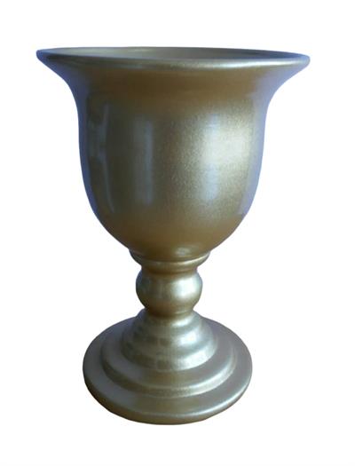 Vaso Dourado G Louça - DecorFest
