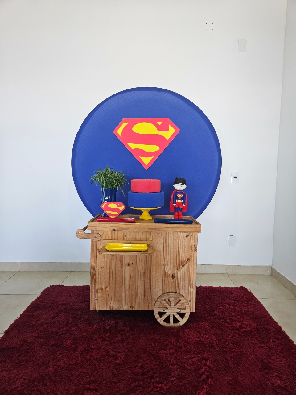 Kit Pocket Car - Super Homem (Superman) - DecorFest