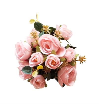 Mini Buque de Rosas - Cor de Rosa - DecorFest