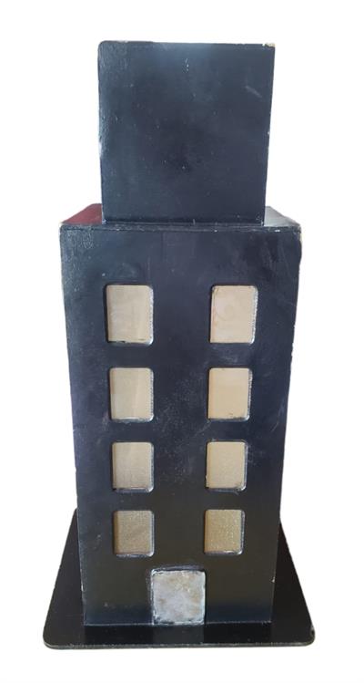 Prédio Mdf Preto - Super Herois - DecorFest